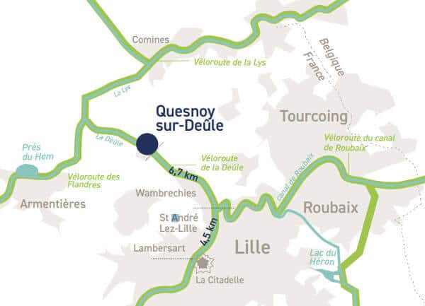Programme immobilier COTE RIVE à Quesnoy-sur-Deûle