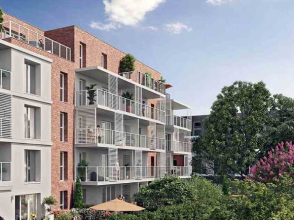 Programme immobilier COTE RIVE à Quesnoy-sur-Deûle balcons terrasses