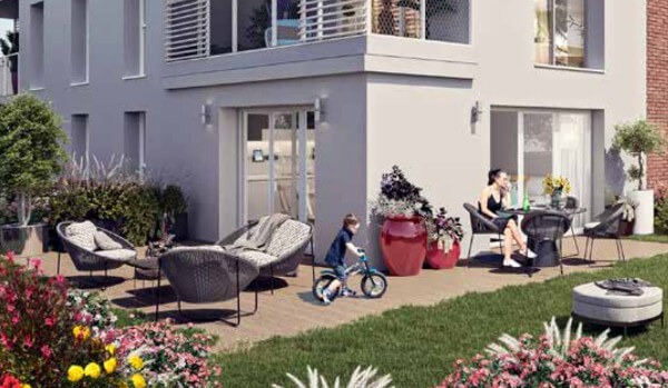 Programme immobilier Programme immobilier COTE RIVE à Quesnoy-sur-Deûle à Quesnoy-sur-Deûle jardin usufruit