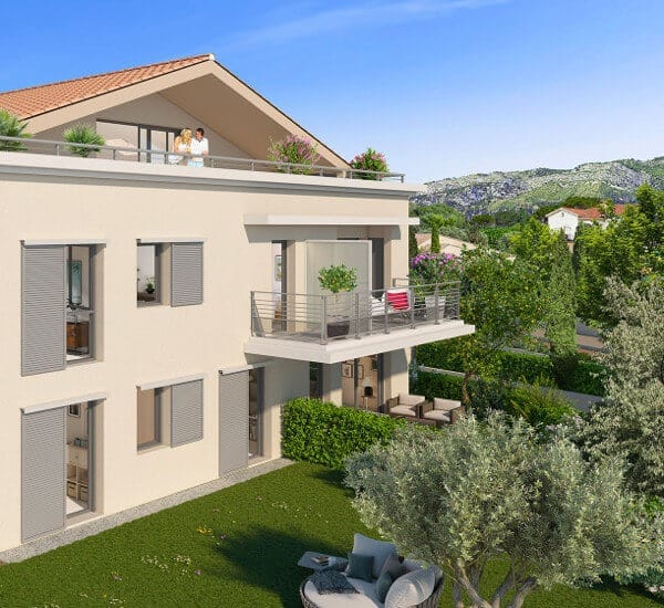 Trilogy Toulon programme immobilier neuf terrasse balcon vue
