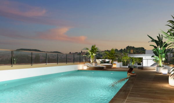 Solor Cogolin programme immobilier neuf pinel ptz piscine en rooftop terrasse