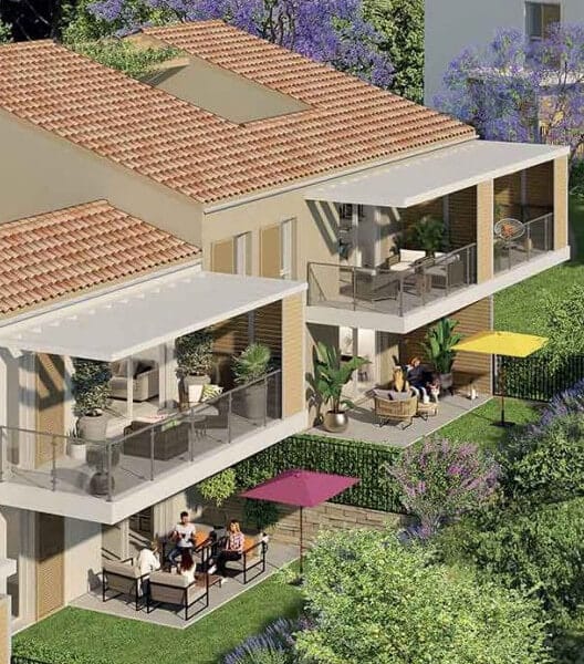 Clairière du Cap Toulon programme immobilier neuf pinel ptz terrasses jardins balcons rooftop