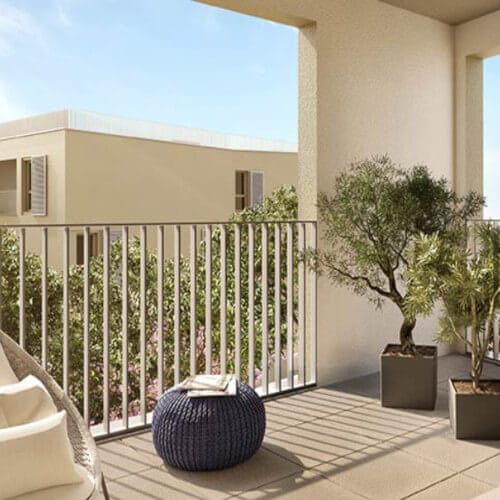 Le Versant des Roches HYERES programme immobilier neuf balcon loggia terrasse pinel ptz