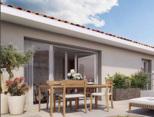 L'Orée du Bois Ollioules programme immobilier neuf pinel ptz tva réduite terrasse toiture