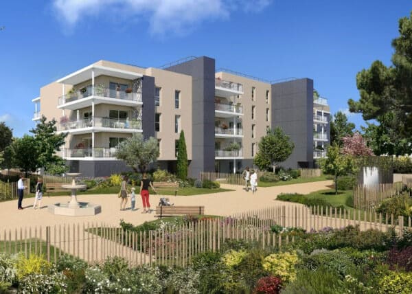 City Garden Hyères programme immobilier neuf pinel ptz façade jardin paysager