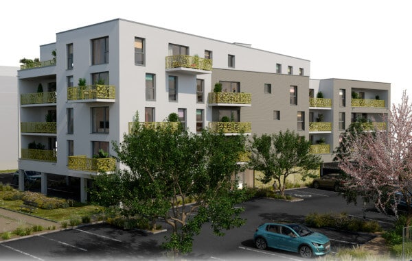 Hexagone WAMBRECHIES programme immobilier neuf appartements Pinel PTZ balcons loggias
