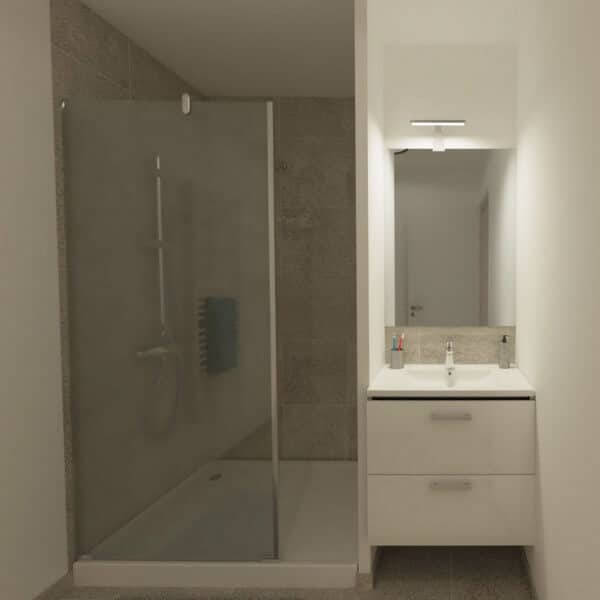Hexagone Wambrechies programme immobilier neuf pinel ptz appartement salle d'eau douche