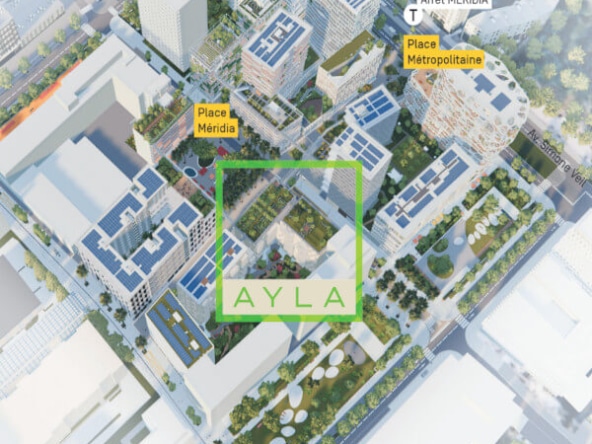 AYLA Nice programme immobilier neuf plan situation