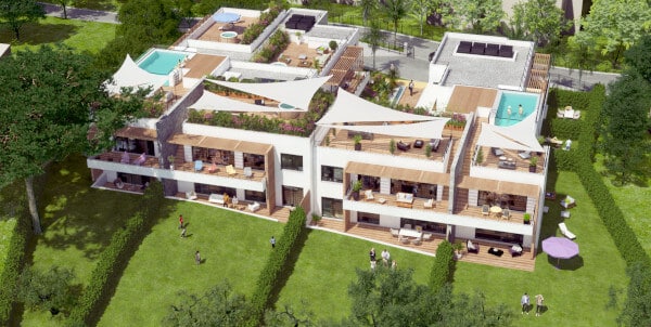 Bleu Calade Toulon programme immobilier neuf jardins livrable 2022