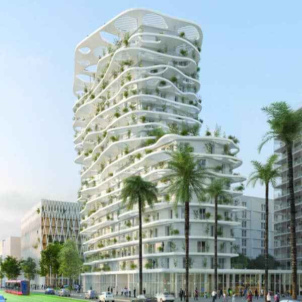 Hana Nice résidence logements neufs pinel ptz balcons tram palmiers