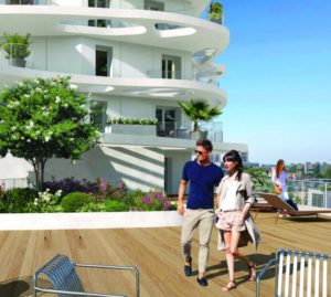 Hana Nice résidence logements neufs pinel ptz terrasse copropriété 9eme étage mis à disposition, végétalisée