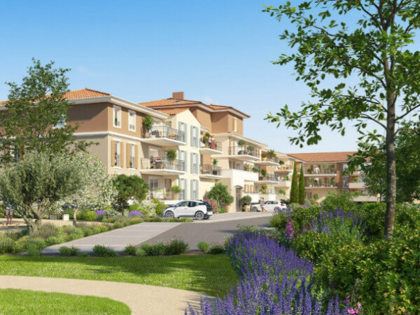 L'Echappée Golfe COGOLIN résidence appartements neufs Pinel PTZ jardin paysager provence