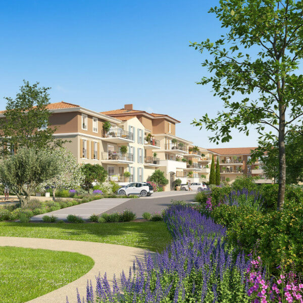 L'Echappée Golfe COGOLIN résidence appartements neufs Pinel PTZ jardin paysager provence