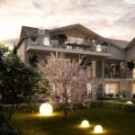 Peaceful Cogolin Résidence appartements neufs Pinel PTZ façade jardins privatifs éclairage