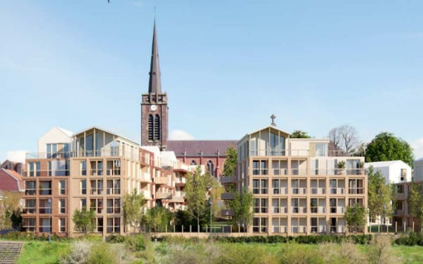 Sud Rivage Quesnoy-sur-Deûle programme immobilier neuf T2 T3 T4 église