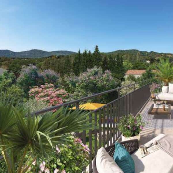 Ensoleilla Cogolin programme immobilier neuf piscine Pinel PTZ terrasse végétation provençale