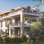 Golfe Juan L'Escale Vallauris programme immobilier neuf appartements pinel ptz façade jardins balcons terrasses