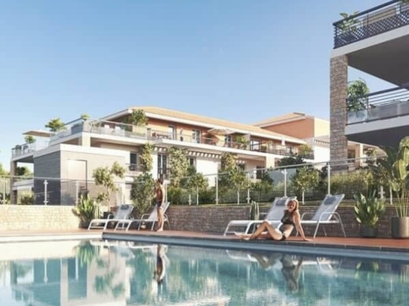 Golfe Juan L'Escale Vallauris programme immobilier neuf appartements pinel ptz piscine plages