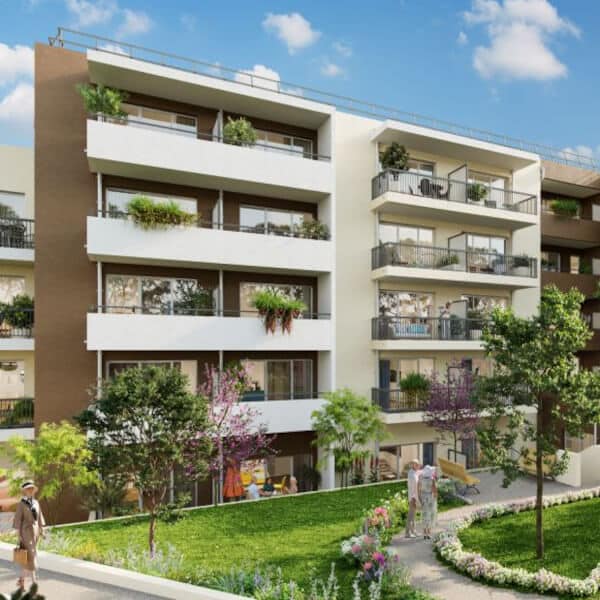 Rive et Sens Cavalaire-sur-Mer programme immobilier neuf LMNP LMP résidence Séniors jardins