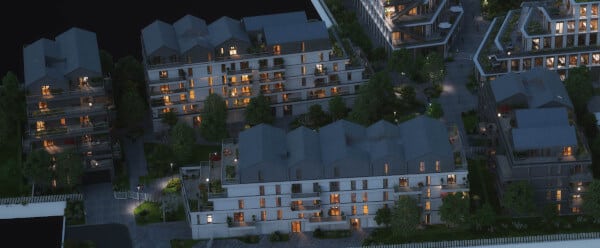 Attraction Marcq-en-Barœul immobilier neuf appartements Tramway Nord nuit