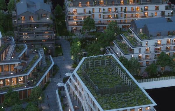 Attraction Marcq-en-Barœul immobilier neuf appartements Tramway Sud nuit