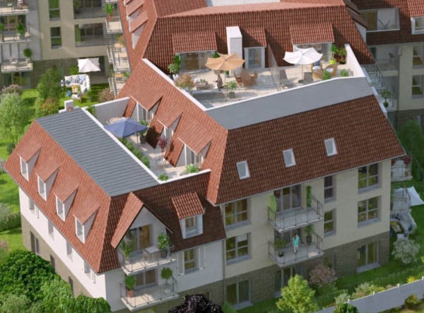 Villa Obert Wambrechies programme neuf terrasses D