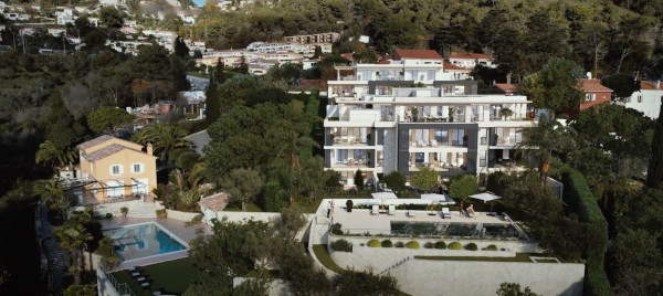 La Baie des Saphirs à EZE programme immobilier neuf piscine environnement