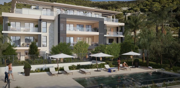 La Baie des Saphirs à EZE programme immobilier neuf piscine jardins privatifs