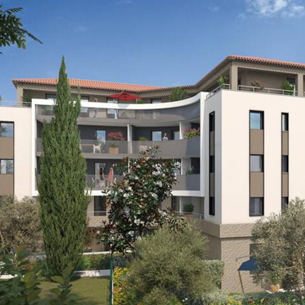 Angelina Antibes Programme immobilier neuf vue Mer façade cintrée