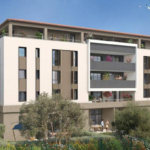 Angelina Antibes Programme immobilier neuf vue Mer façade Parc