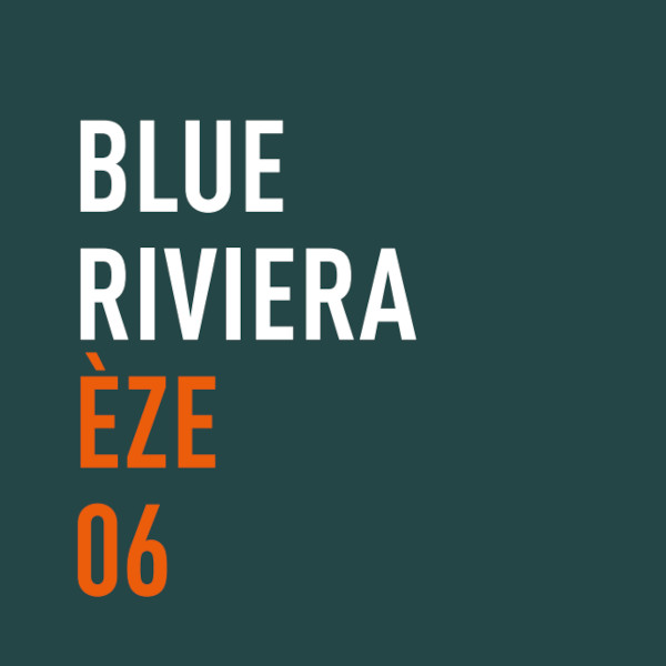 Blue Riviera EZE piscine programme immobilier neuf vue mer logo