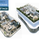 Programme Immobilier Vauban Littoral ANTIBES appartements neufs 2eme T3 3eme étage